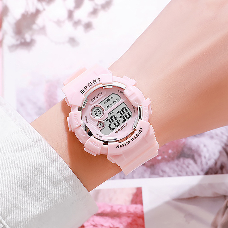 Smartwatch Digital Watches For Kids - Mode Kinder Uhren Leuchtende Wasserdichte Sport
