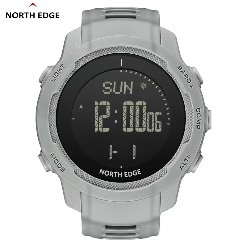Altimeter Compass Watch - NORTH EDGE VERTICO Herrenuhr, grau, 48