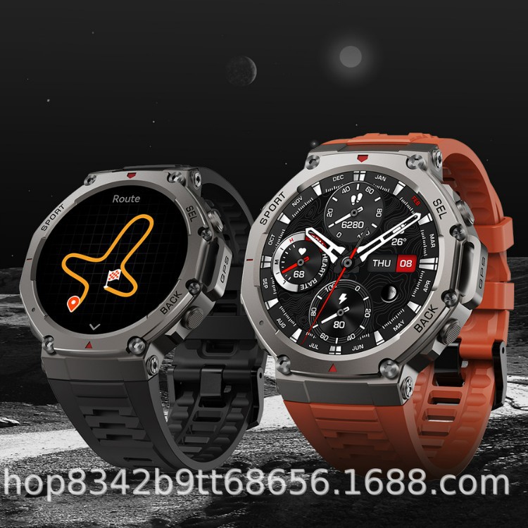 Altimeter Compass Watch - DM58 Smartwatch, AMOLED-Display, Bluetooth-Anrufe, GPS, Höhenmesser,
