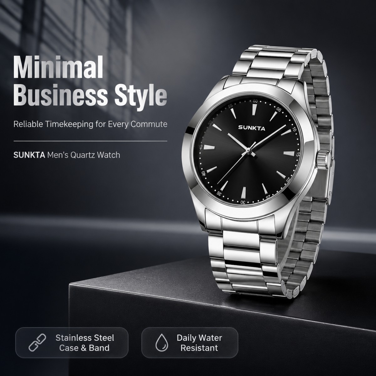 Smartwatch New Watches For Men - SUNKTA Neue Militär-Herrenuhren Luxus Wasserdichte Leuchtende