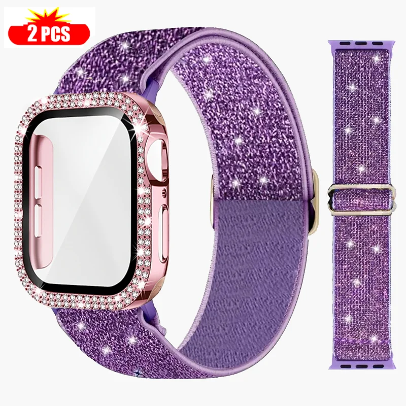 Smartwatch Watches For Women - Band + Hülle für Apple Watch