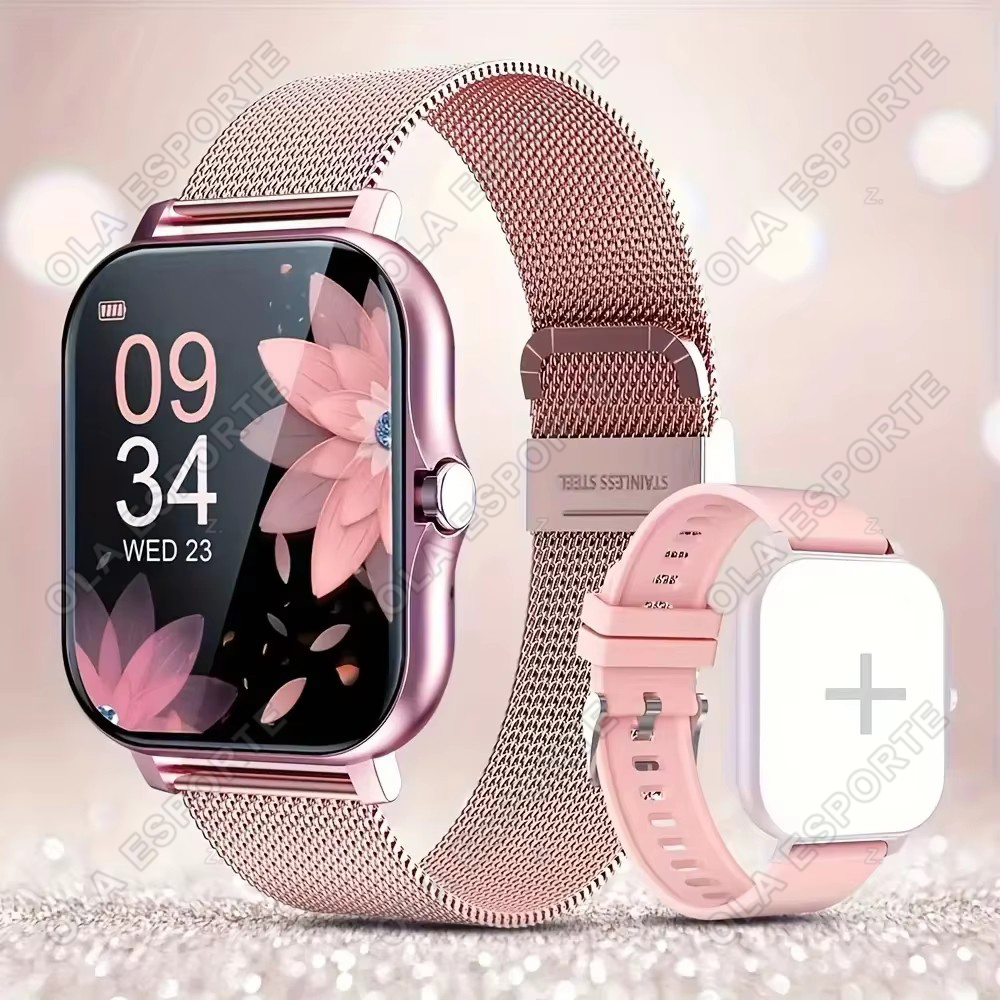 Smartwatch Square Watches For Men - 2026 Neue Bluetooth-Anruf-Smartwatch mit Benachrichtigungsfunktion für