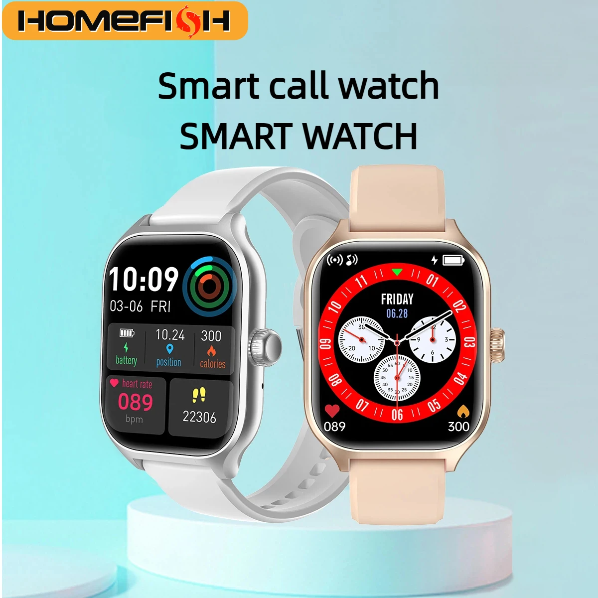 Smartwatch Watches For Women - HOMEFISH Neue Smartwatch C20 HD-Display Bluetooth-Anruf