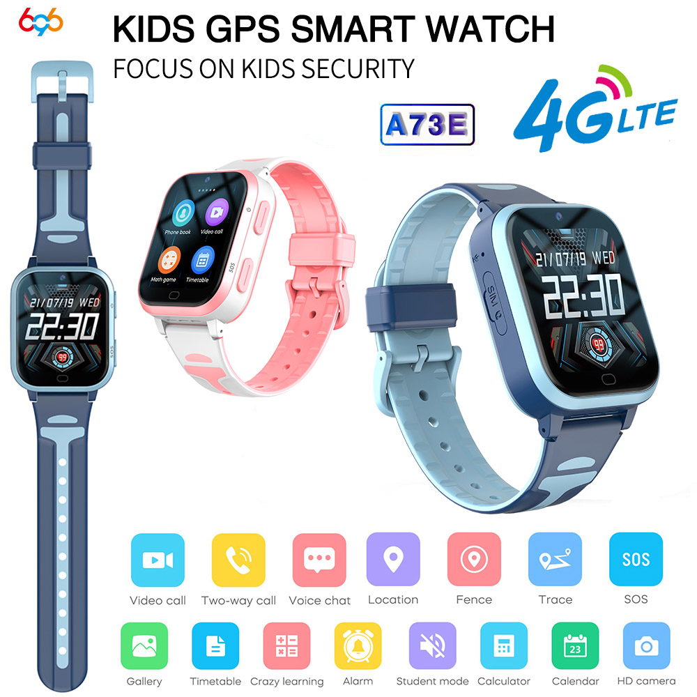 Smartwatch Watches For Kids With Gps - 696 Neue 4G-Videoanruf-Kinder-Smartwatch, GPS-HD-Kamera, 700 mAh,