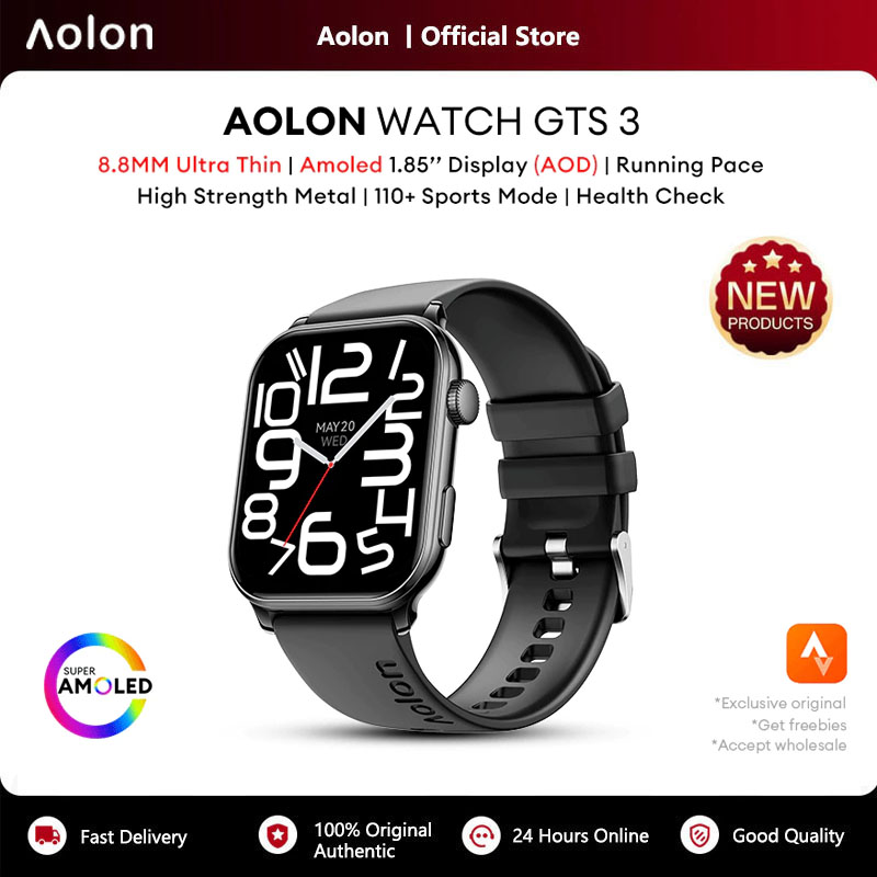 Smartwatch Watch Whatsapp - Aolon GTS3 Smartwatch 1,85 Zoll AMOLED