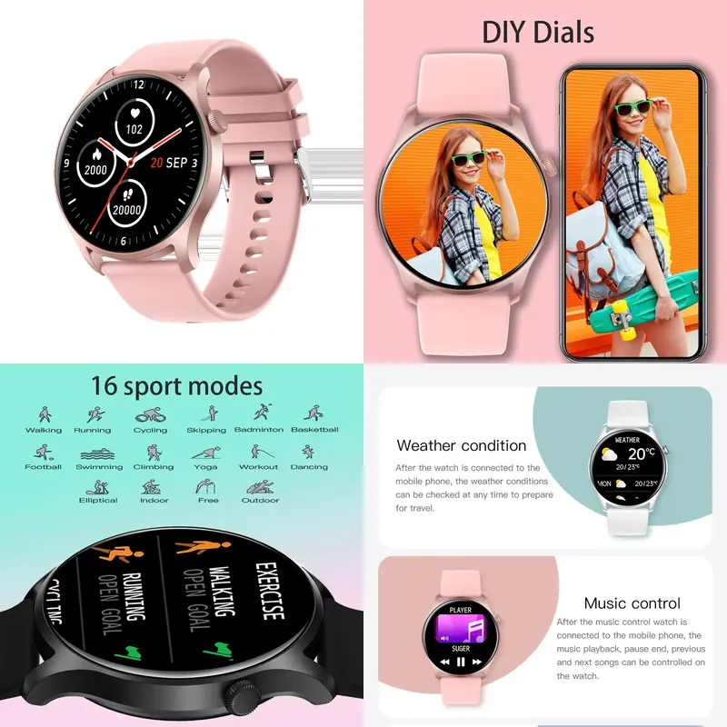 Watch Smartwatch - SENBONO MAX8 Smartwatch für Herren und