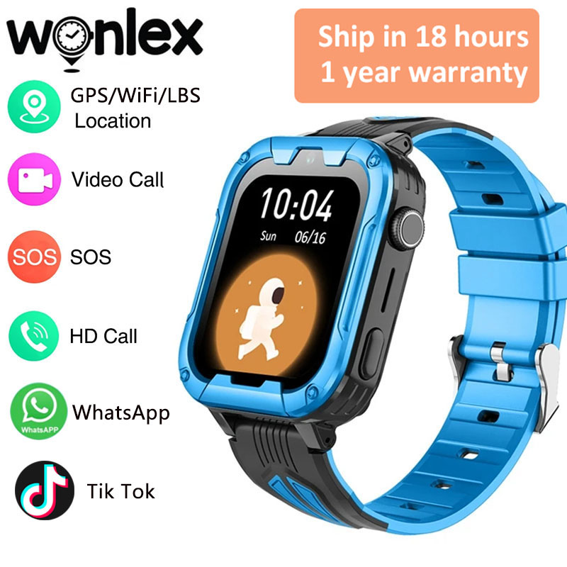 Smartwatch Watch Whatsapp - Wonlex 4G WLAN Kinder Smartwatch WhatsApp