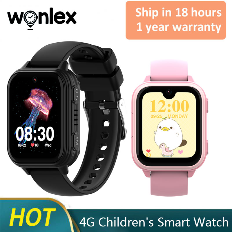Smartwatch Watch Whatsapp - Wonlex 4G Kinder-Smartwatch KT33 GPS WiFi