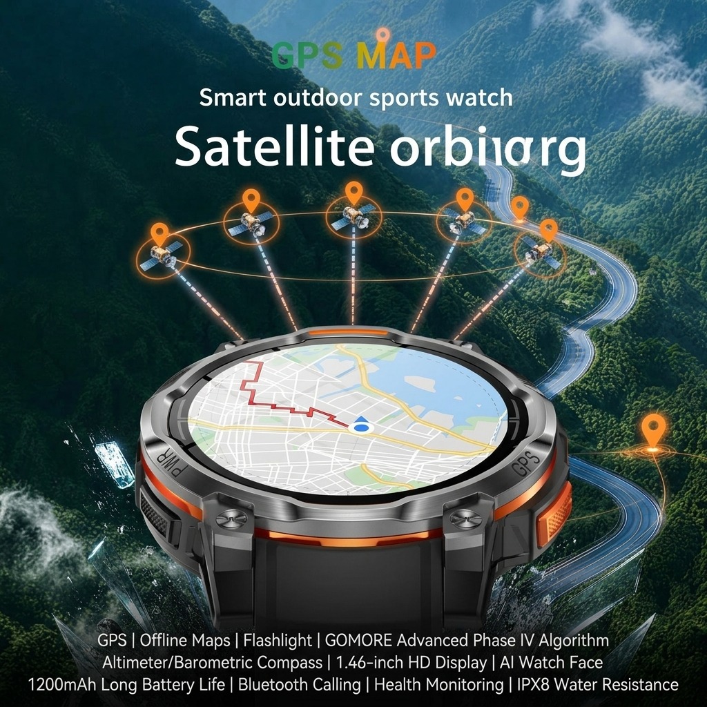 2026 Neue Militär-VWAR-GPS-Sma – Watch Vs Smartwatch Bewertung und Preis