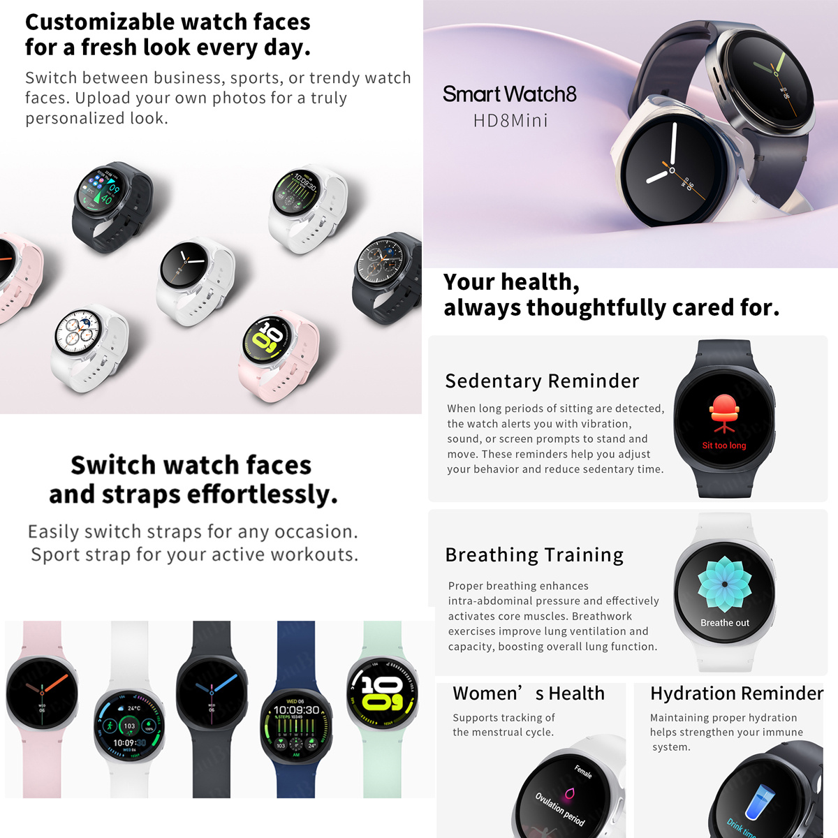 2026 Neue Smartwatches 8 Mini  – Smartwatch Watches For Mens Bewertung und Preis