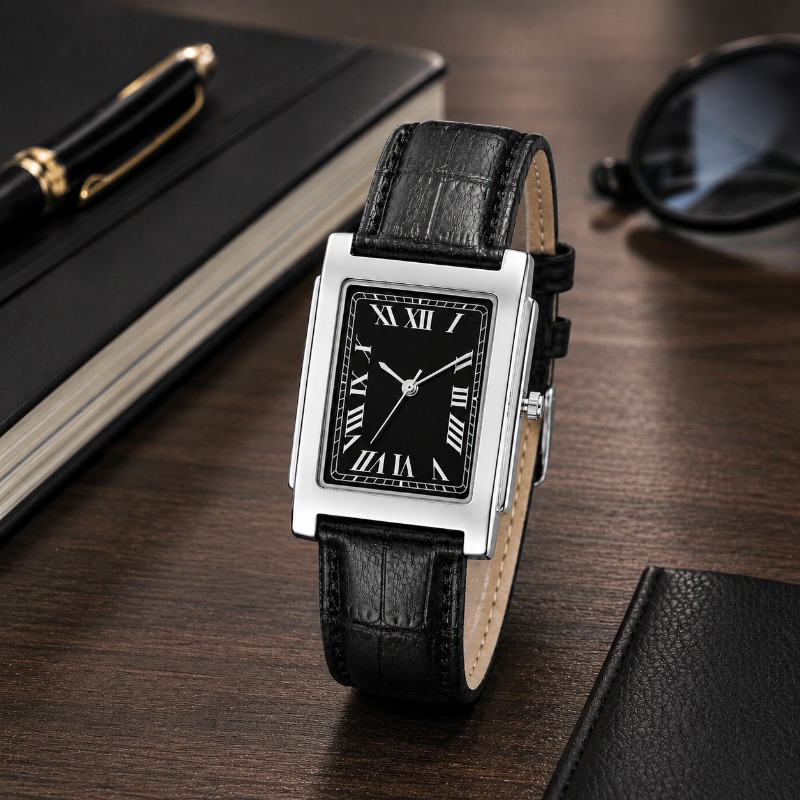Business-Herrenuhr mit Analoge – Smartwatch Square Watches For Men Bewertung und Preis
