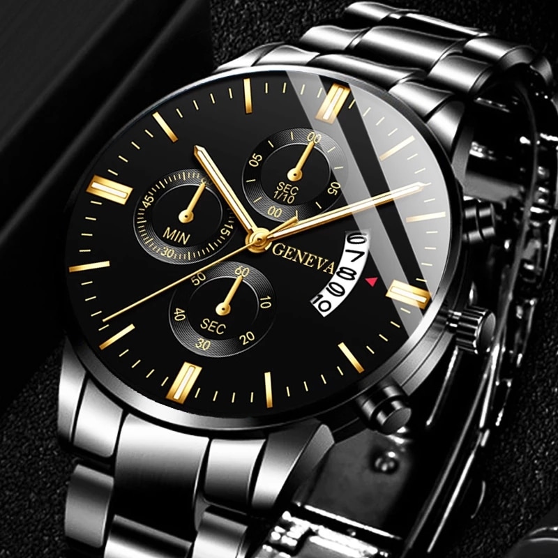 Mode männer schwarz edelstahl  – Seiko Watch 5 Sports Bewertung und Preis