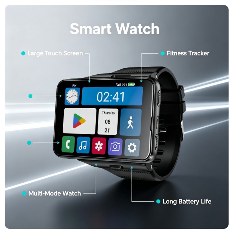 S999 Plus Smartwatch, 4G Andro – Smartwatch Watches For Mens Bewertung und Preis