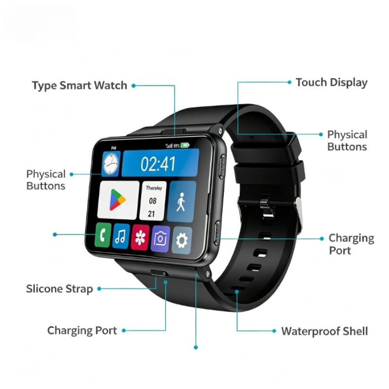 S999 Plus Smartwatch, 4G Andro – Smartwatch Watches For Mens Bewertung und Preis