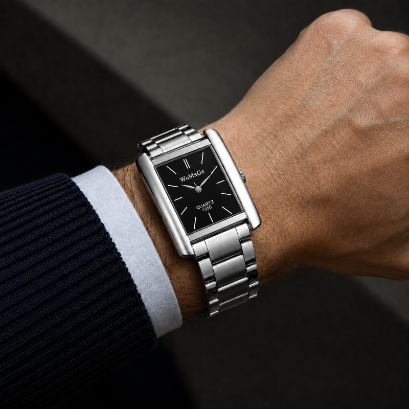 Herrenuhr im Business-Stil, mo – Smartwatch Square Watches For Men Bewertung und Preis