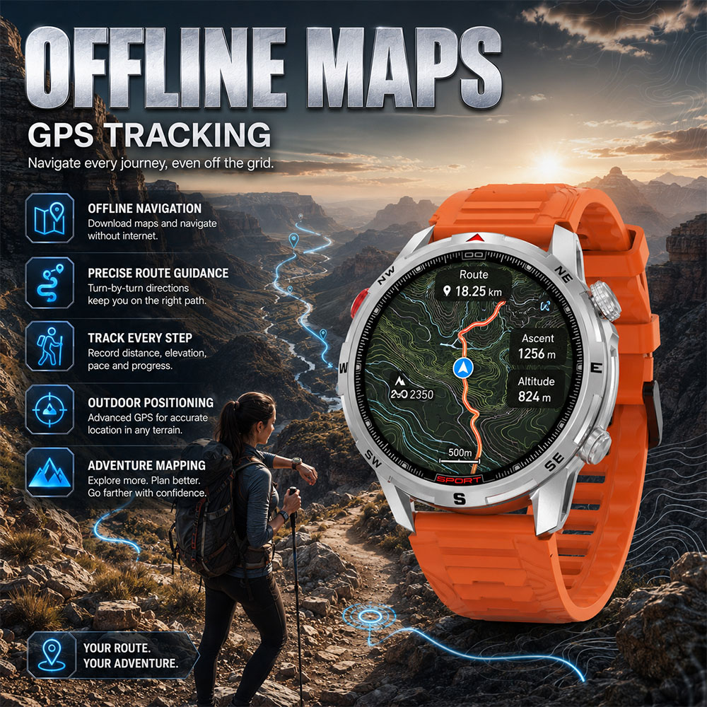 Neue GPS-Smartwatch in Militär – Altimeter Compass Watch Bewertung und Preis