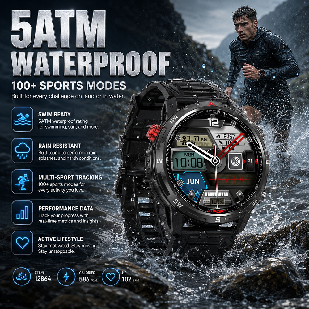 Neue GPS-Smartwatch in Militär – Altimeter Compass Watch Bewertung und Preis