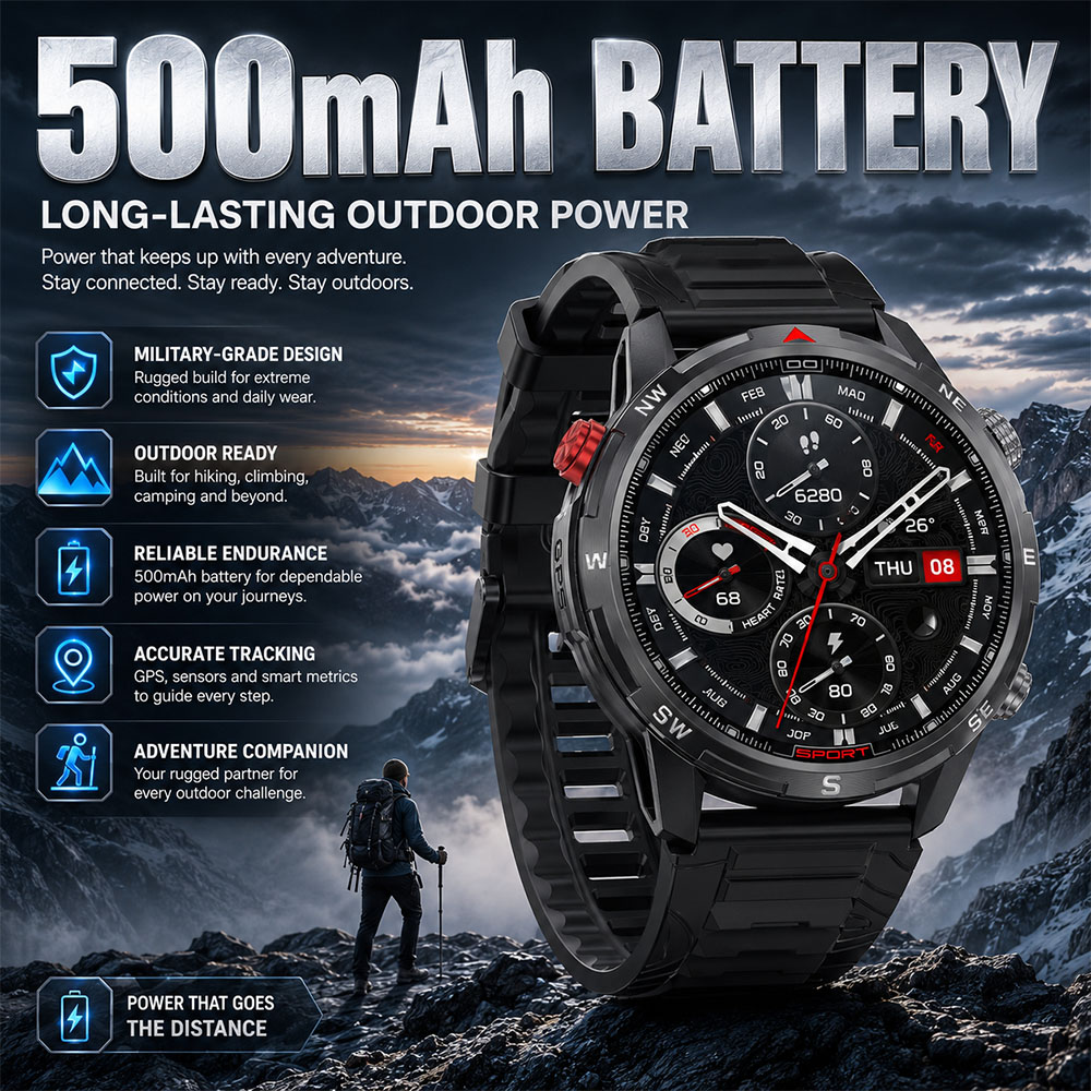 Neue GPS-Smartwatch in Militär – Altimeter Compass Watch Bewertung und Preis