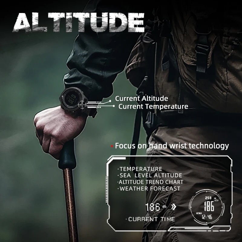 NORTH EDGE APACHE-46 Herren Di – Altimeter Compass Watch Bewertung und Preis