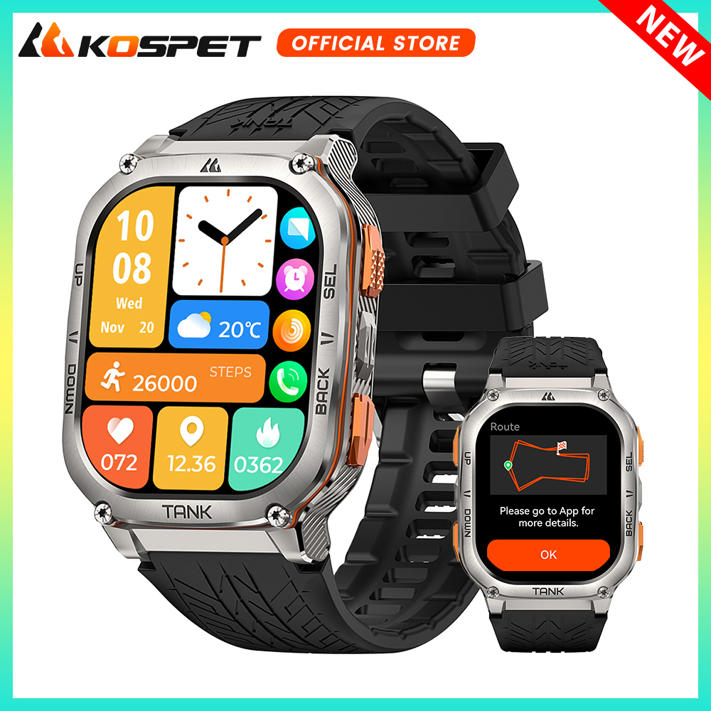 KOSPET TANK M3 Ultra GPS Smart – Altimeter Compass Watch Bewertung und Preis
