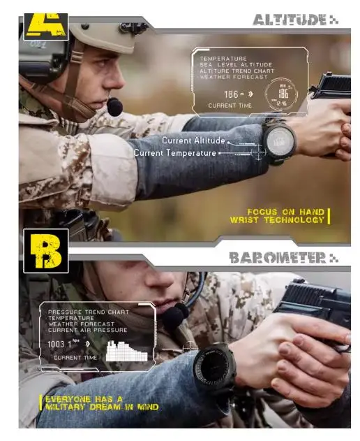Neue NORTH EDGE Herren-Sport-D – Altimeter Compass Watch Bewertung und Preis