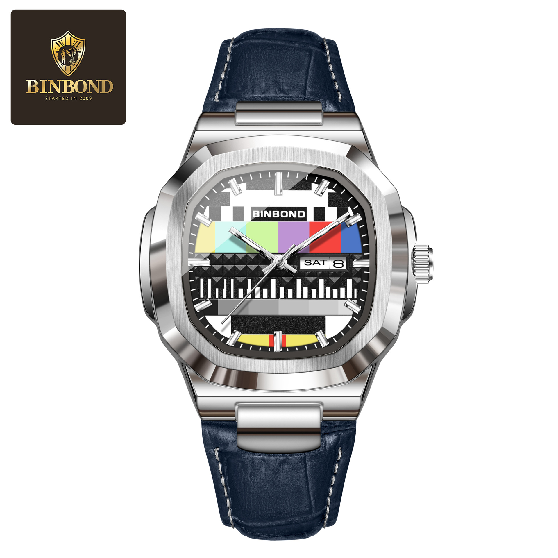 BINBOND Echte Quadratische Her – Smartwatch Square Watches For Men Bewertung und Preis