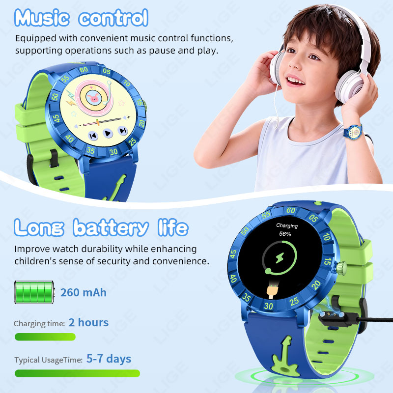 LIGE 2026 HRV Kinder Smartwatc – Smartwatch Watches Useful Gift For Boys Bewertung und Preis